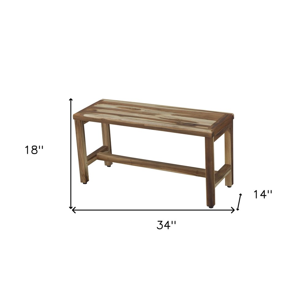 Brown bench