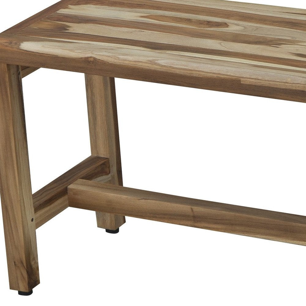 Brown bench