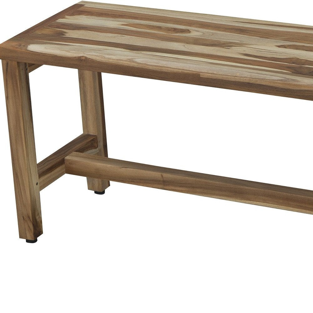 Brown bench