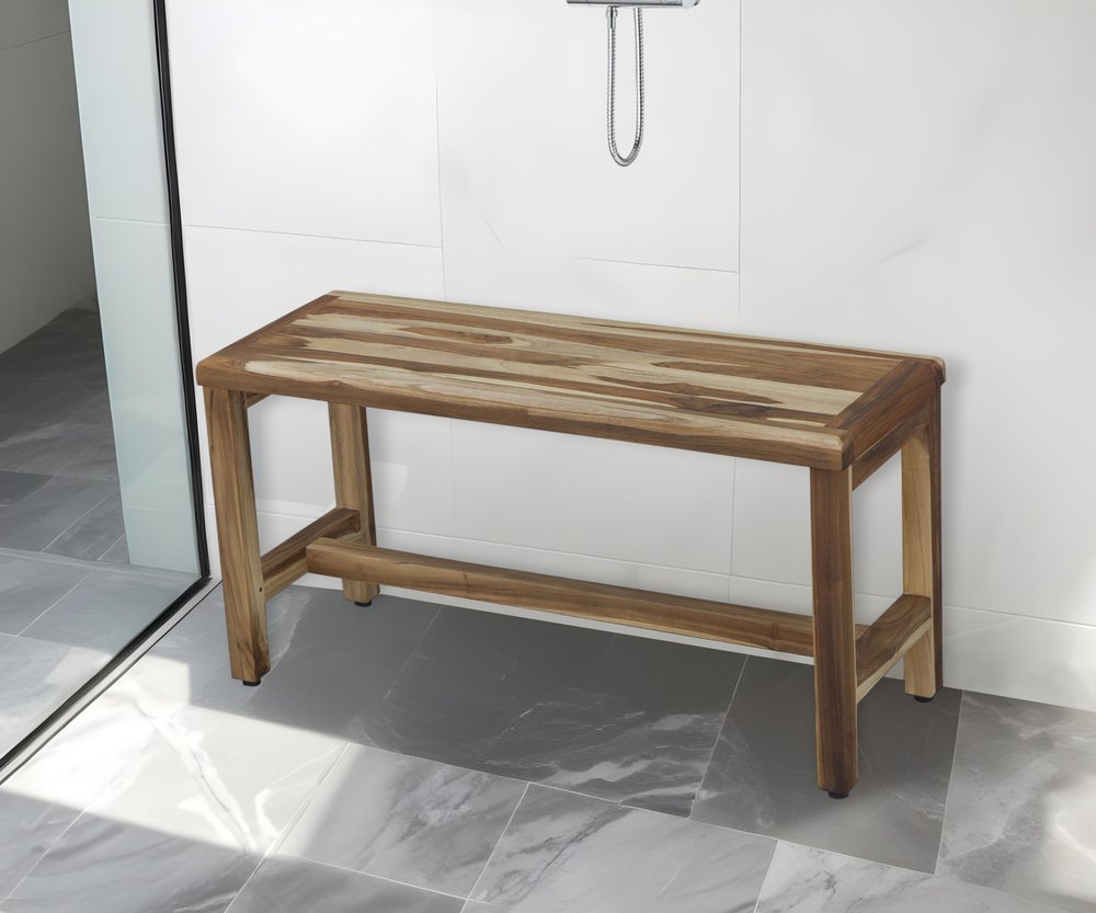 Brown bench
