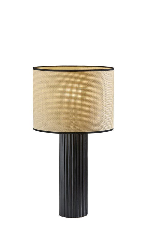 Black and beige lamp