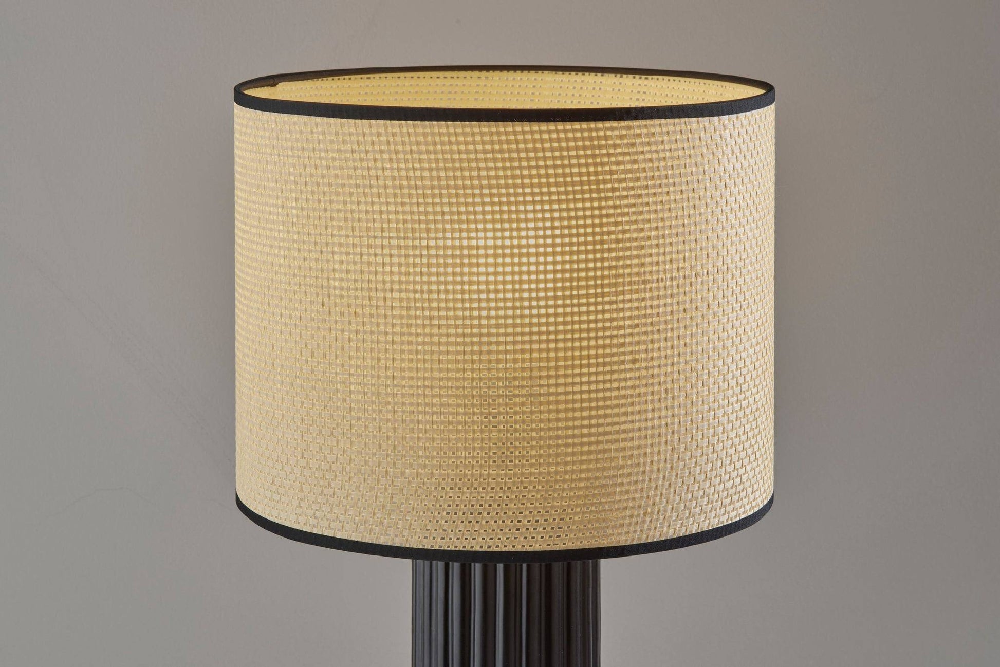Black and beige lamp