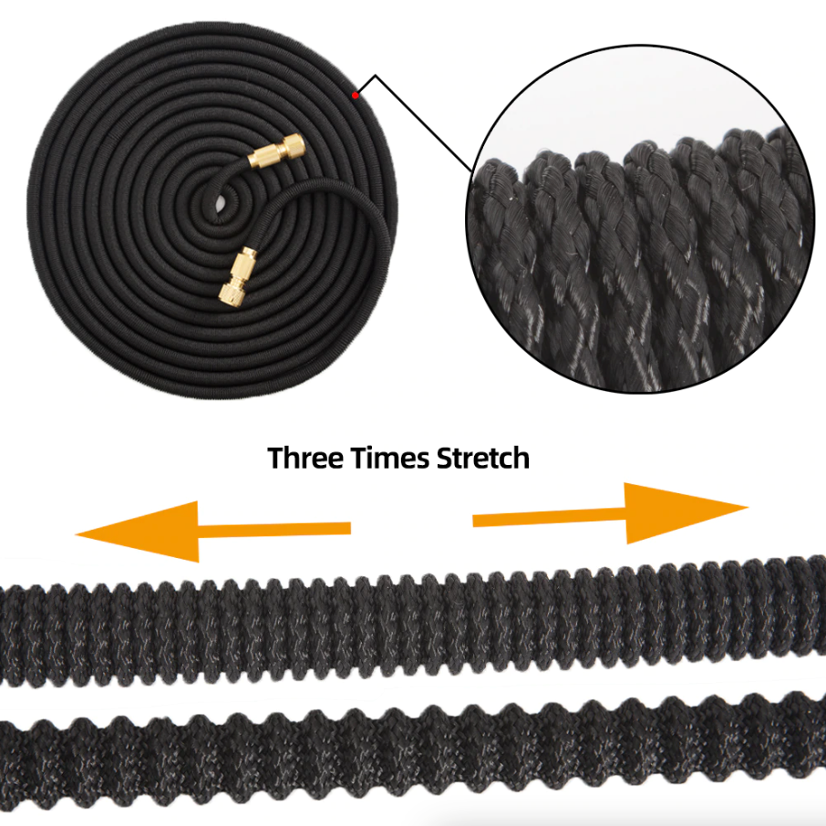 Garden water hose three times stretch