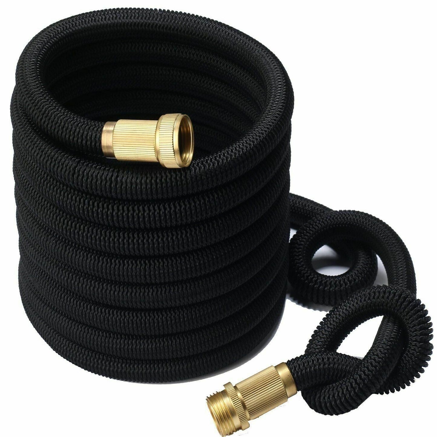 black garden hose
