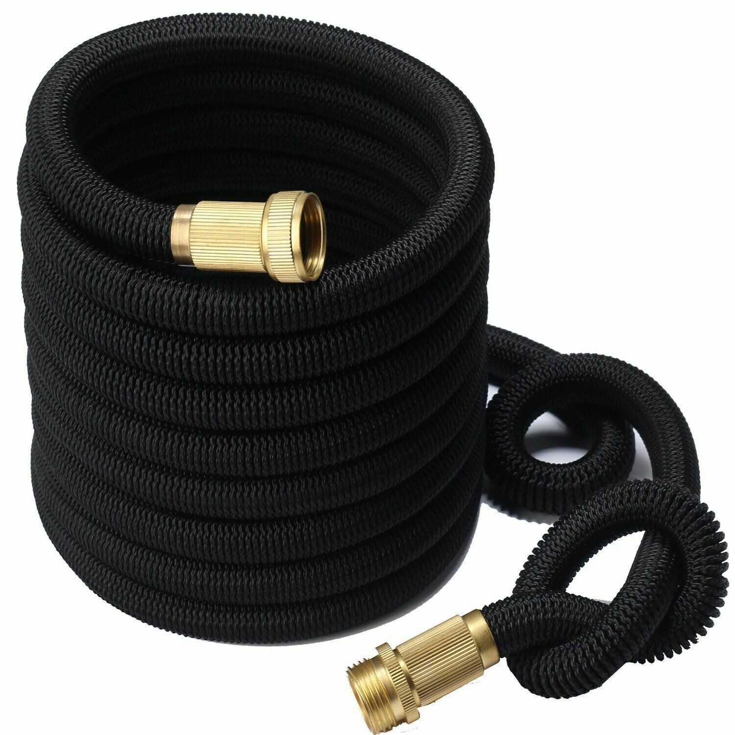 black garden hose
