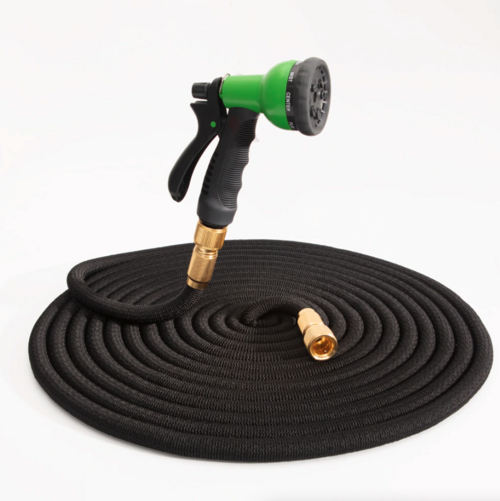 Garden hose nozzle green