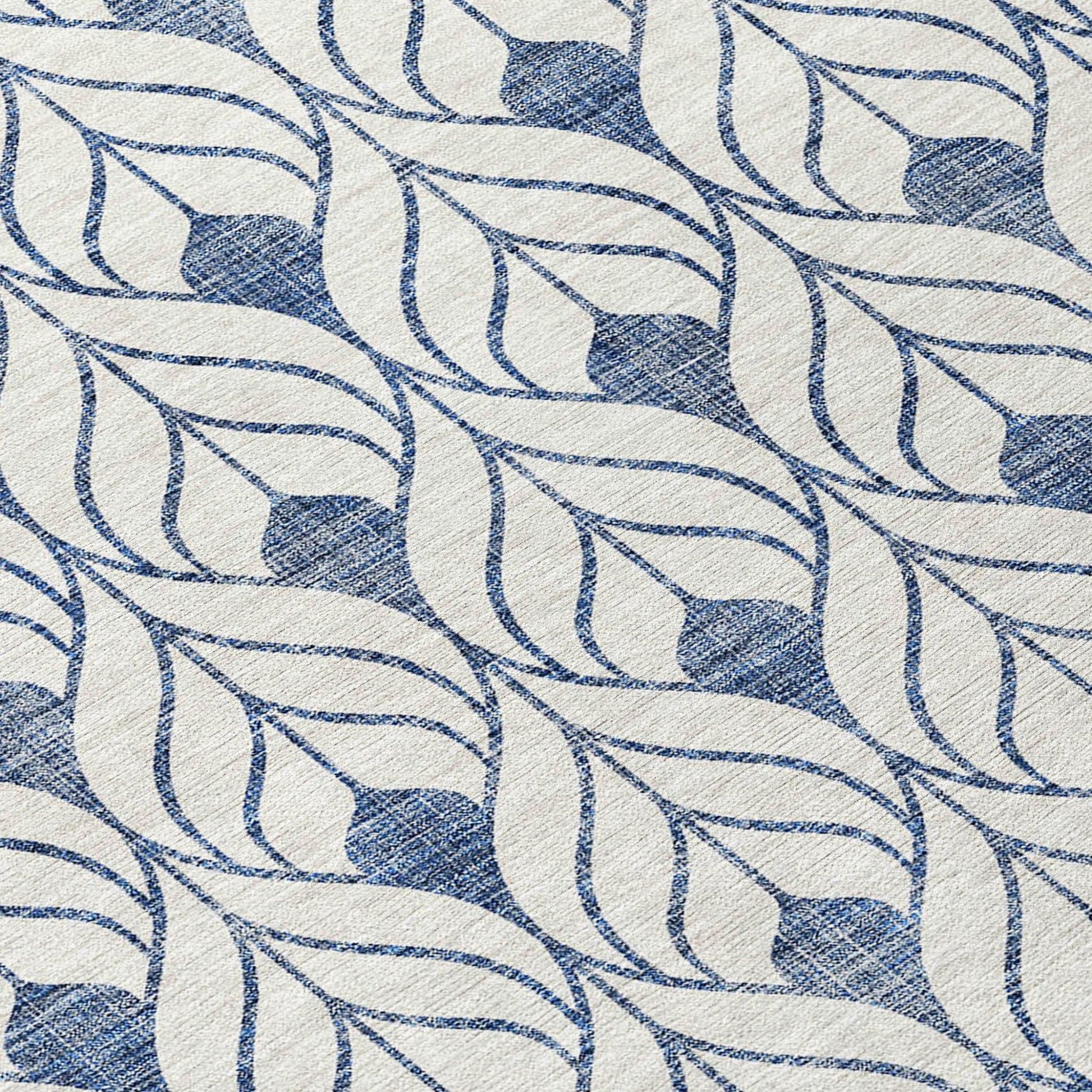 Blue and white pattern