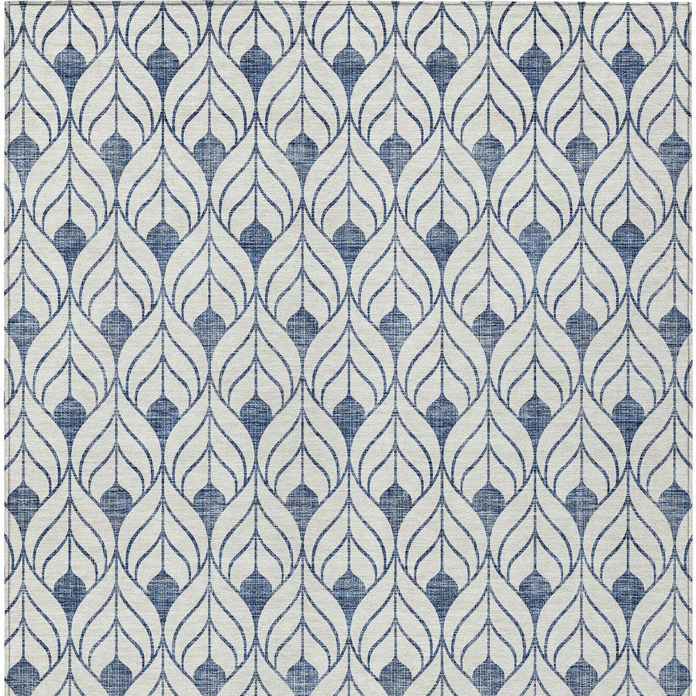 Blue and white pattern