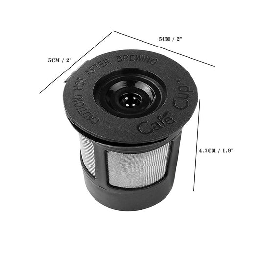 Reusable coffee filter size